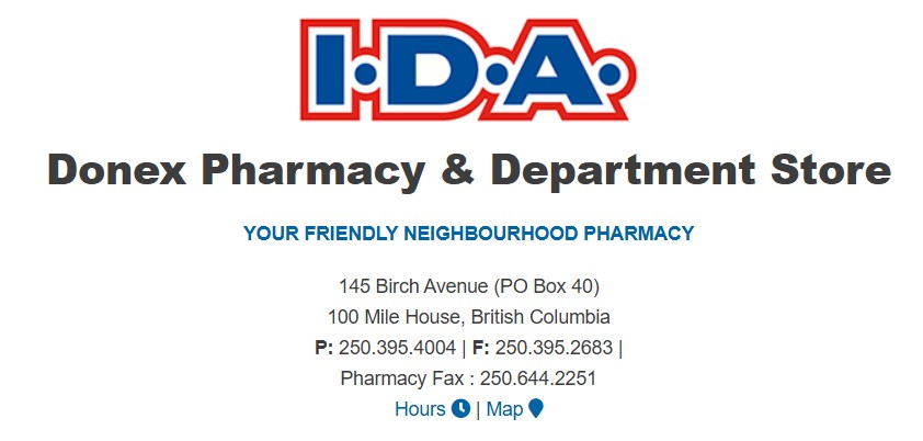 Donex Pharmacy 100 Mile House
